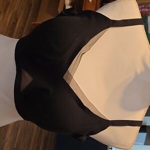 Black Bra with Mesh Detail